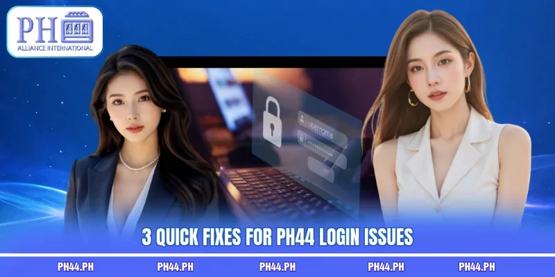3 quick fixes for PH44 login issues