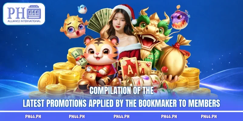 Compilation of the latest Promotions applied by the bookmaker to members