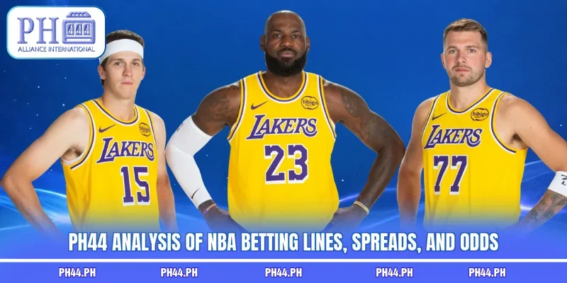 PH44 analysis of NBA betting lines, spreads, and odds