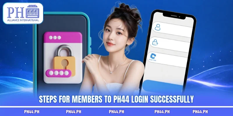 Steps for members to PH44 login successfully