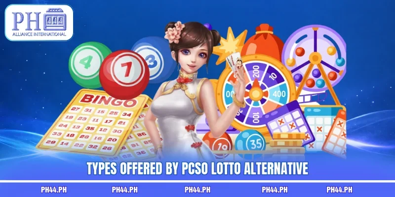 Types offered by PCSO lotto alternative